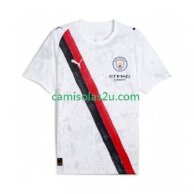 Camisolas de futebol Manchester City KIDSUPER Equipamento Principal 2025/26 Manga Curta